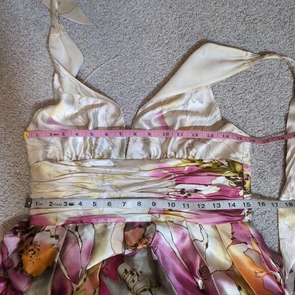 Floral Printed Maxi Gown - Picture 7 of 7